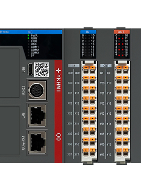 中达优控Q0系列中型PLC，Codesys编程总线型控制最大支持256轴