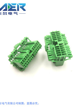 IL-AG5-22S-D3C1供应汽车线束连接器绿色22芯母端胶壳询价为准