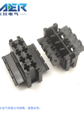 DJ7081S-6.3-21供应汽车线束连接器8芯6.3系列黑色接插件