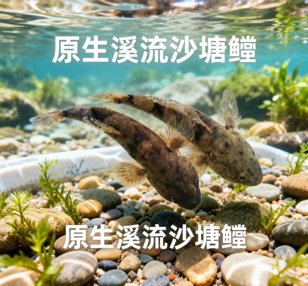东北沙塘鳢冷水原生溪流淡水鱼不加温观赏鱼呆呆鱼笋壳鱼凶猛虎头