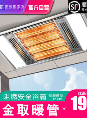 集成吊顶碳纤维LED五合一浴霸