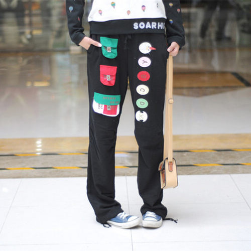 直筒运动裤裤子休闲裤大码卫裤