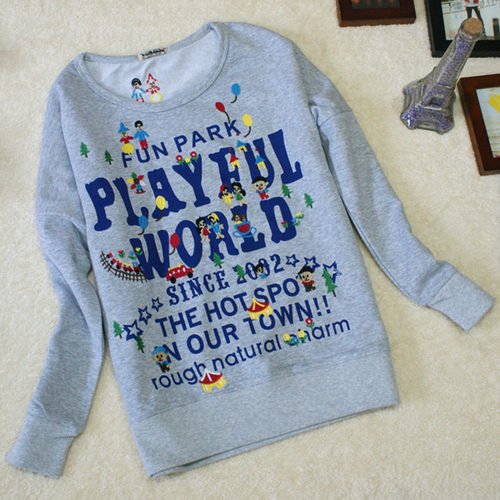 秋冬季大码胖mm韩版外穿套头卫衣