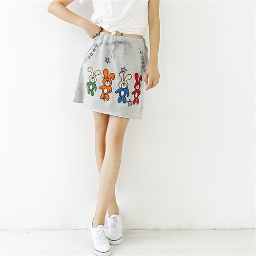 纯棉高腰显瘦外穿韩版包臀一步裙