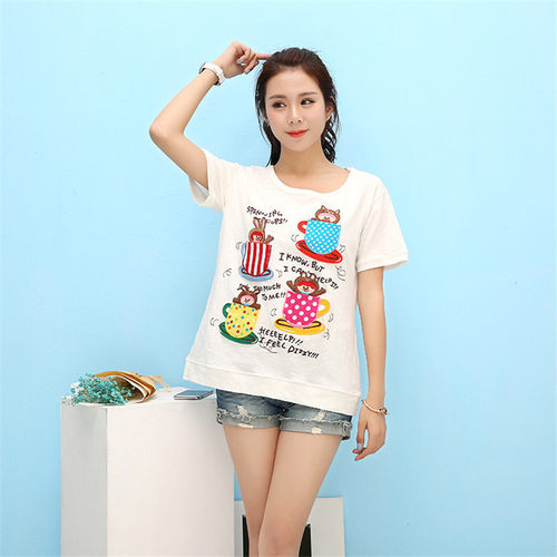 短袖t恤韩版宽松上衣女装体恤