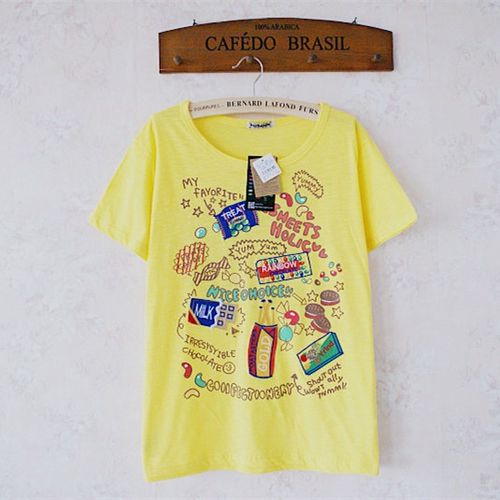 短袖T恤女 夏装2024新款宽松韩版学生百搭纯棉半袖胖mm女装rough