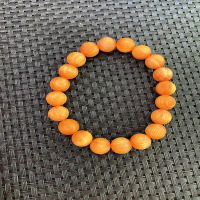 松明子琥珀木手串小尺寸手链