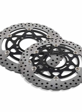 适用川崎忍者650 ER6F ER6N KLE650 Z1000SX 前刹车盘 浮动碟刹盘