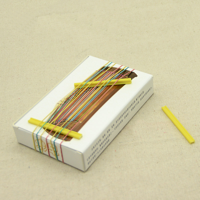 科学实验diy会唱歌的橡皮筋玩教具吉他古筝科技小制作小发明材料