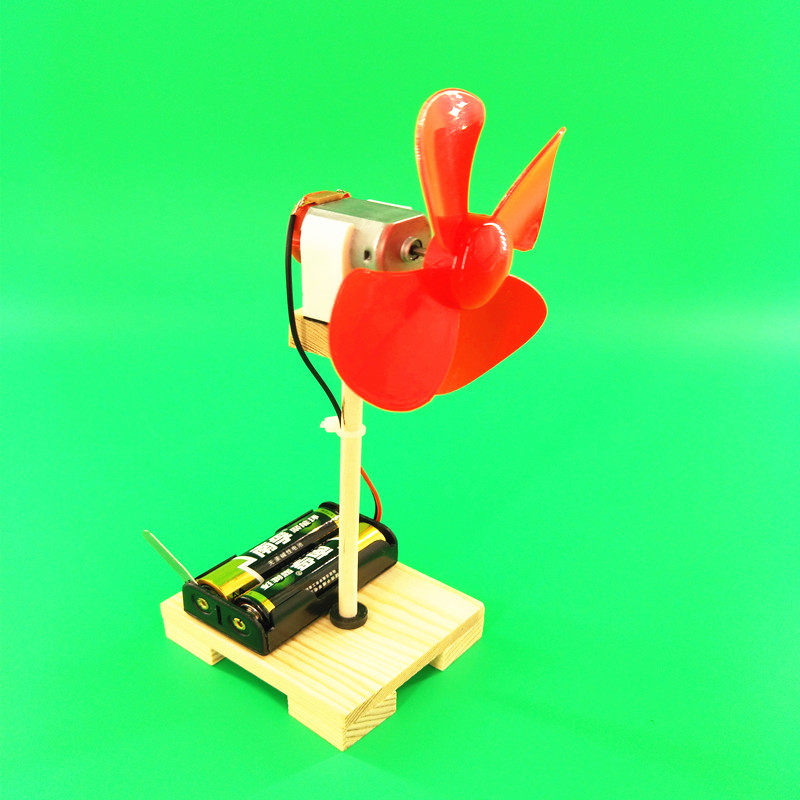 电动小风扇diy科技小制作 儿童小发明实验模型拼装材料益智玩具