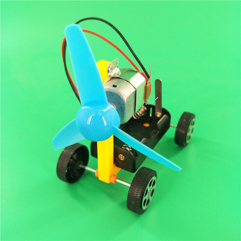 f1空气动力小车风能车diy手工科技小制作空汽车 幼教专用科学实验