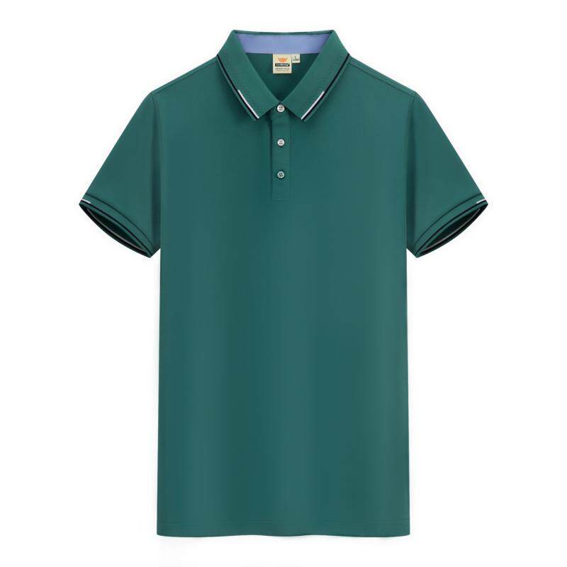 LEIDIYING夏季商务通勤风短袖Polo衫可制订印字logo工作服广告T恤