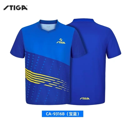 斯帝卡（Stiga）款乒乓球服男女短袖T恤23新斯蒂卡运动比赛服斯蒂