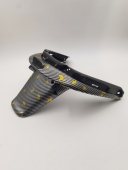 Q85C 9号电动车小QQ70C Q80C 后挡泥板碳纤维纹金箔PP件小Q车壳