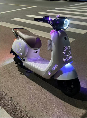 网红九号小Q发光车壳Q70c Q80c Q85C 改装kt猫发光车壳外壳全套