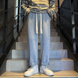 牛仔裤男款潮牌ins高街休闲裤子宽松直筒阔腿裤春季7151-P45，男装牛仔裤，电商A318