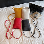 休闲简约斜挎手机包软皮时尚 THE COLE韩版 小众精致迷你单肩小包