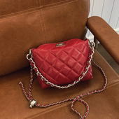 2025时尚 泽蔻THE COLE新款 百搭小众设计感菱格链条包单肩斜挎包女