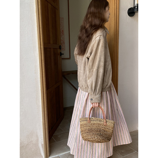 进口反绒羊皮真皮皮衣 雏菊BellisPerennis2026SS