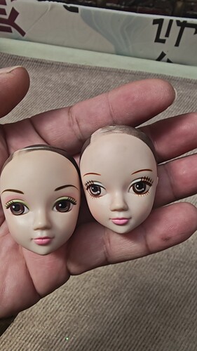 可儿娃娃头特六BJD哆叮妹妹OB24巴比丽佳azone混合天使米甜4改装