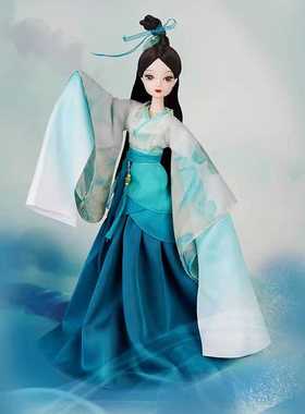 可儿娃娃绵延青绿中国风古装娃娃换装娃娃公主洋娃娃女孩玩具9131