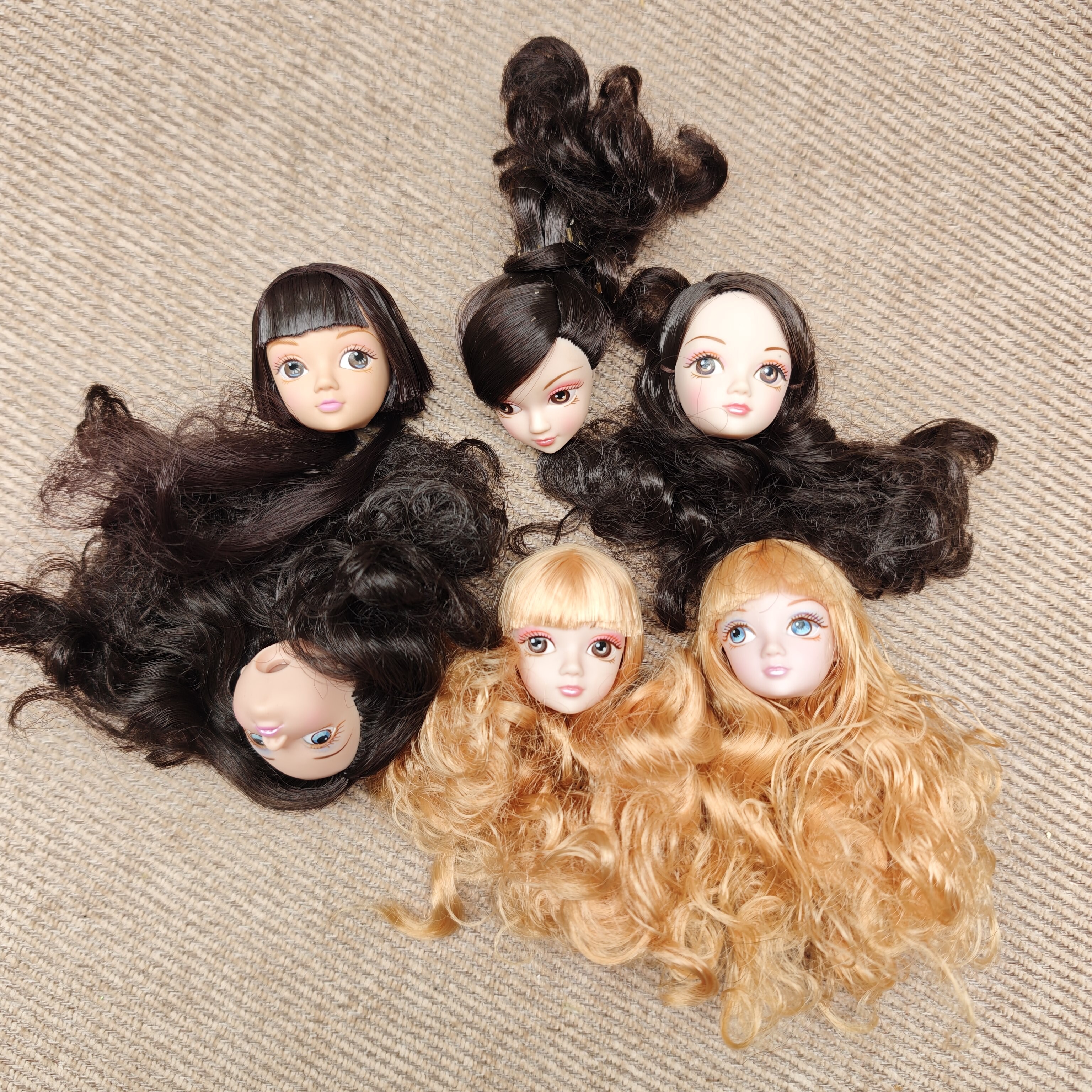 可儿娃娃头特六BJD晚安大小姐OB24巴比丽佳azone混合天使米甜4