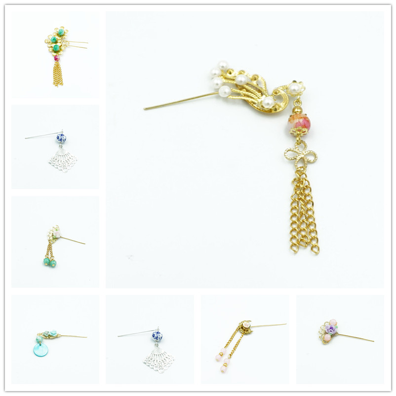 可儿娃娃古装头饰步摇古装兵人心怡ob27  bjd小布叶罗丽娃娃头饰