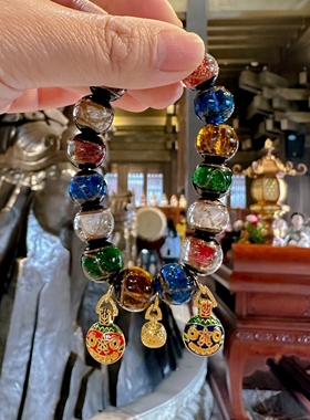 香灰琉璃吞金兽  3216