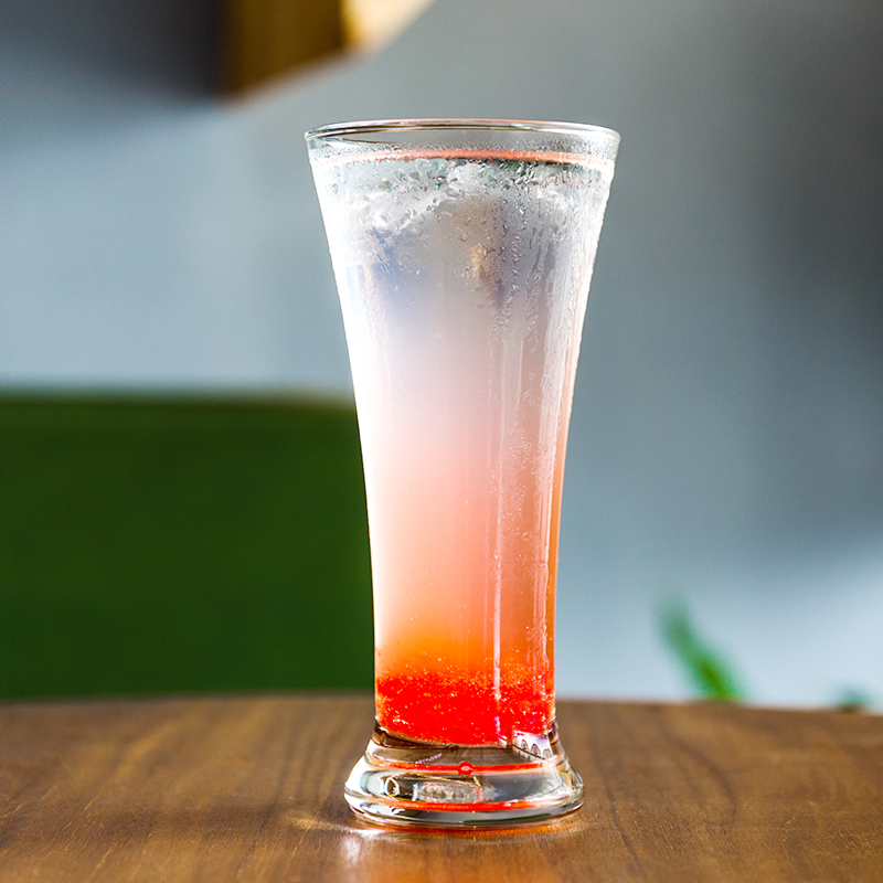 进口透明无铅玻璃杯子家用创意果汁杯敞口水杯鸡尾酒杯喝水杯子