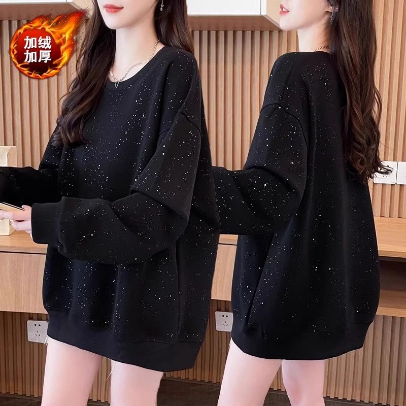 胖mm满天星设计感女装卫衣