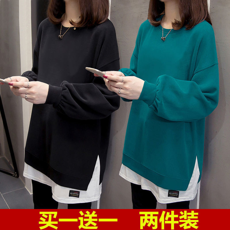 拼接T恤休闲百搭上衣显瘦