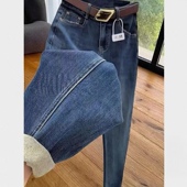 145xxs复古八分哈伦牛仔裤 子 九分小个子萝卜裤 女秋冬新款 显高韩版