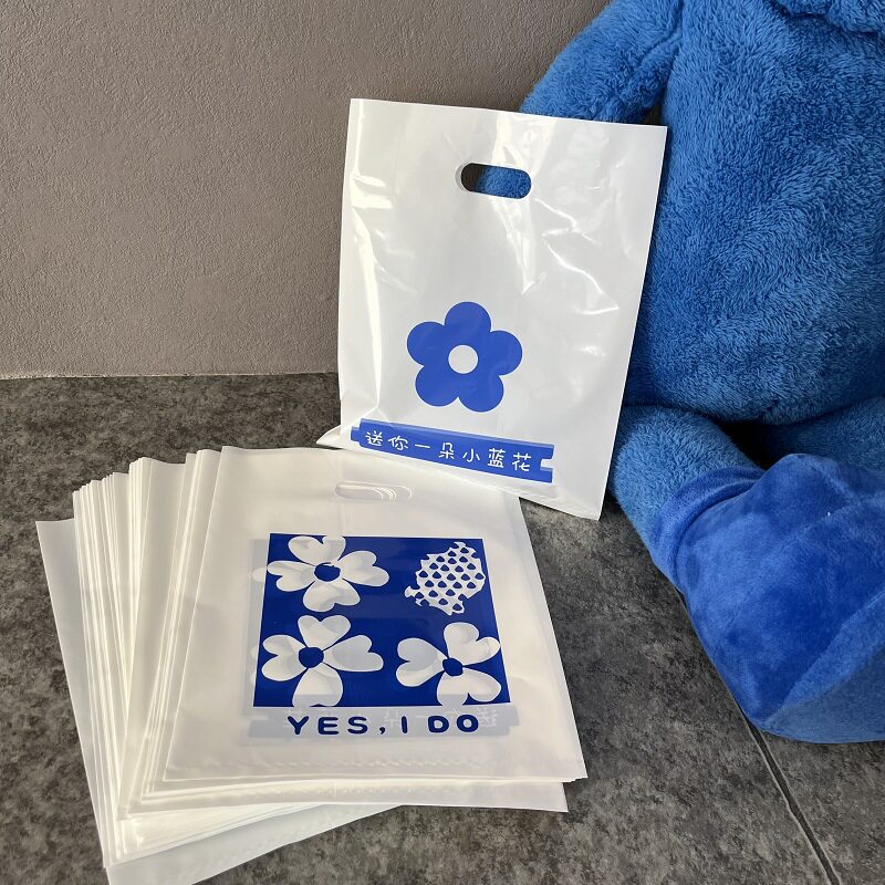 批发扣手小清新四指服装店手提袋化妆品包装袋购物礼品袋女装鞋盒