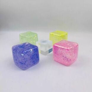 小红书同款发泄豆腐麦芽糖捏捏乐冰块捏捏 解压球慢回弹爆款玩具