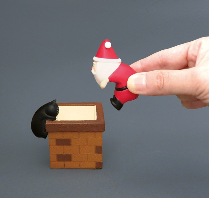 decole老公公树脂创意圣诞节礼物