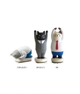 【清仓福利】日杂摆件职业猫系列穿西装的猫白领猫桌面摆件