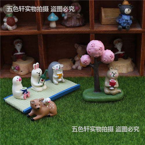 zakka树脂公仔decoleconcombre