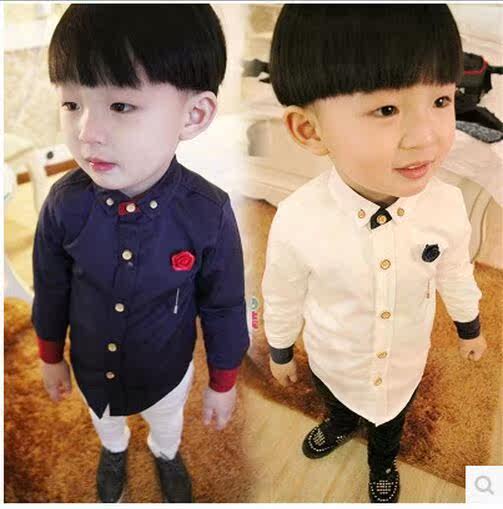 Chemise garcon à manche longue - Ref 2076351 Image 1