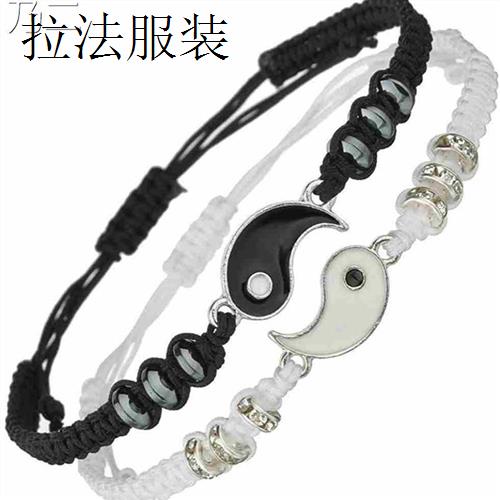 d Chain Bracelet Necklace Matching Lover Bracelets Necklaces 饰品/流行首饰/时尚饰品新 项链 原图主图