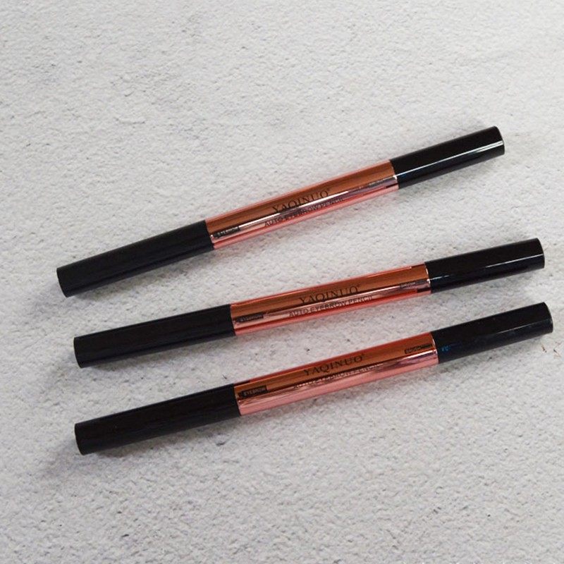 雅琪诺眉笔黑色防水防汗持久不脱色自然立体不掉色不晕染正品女