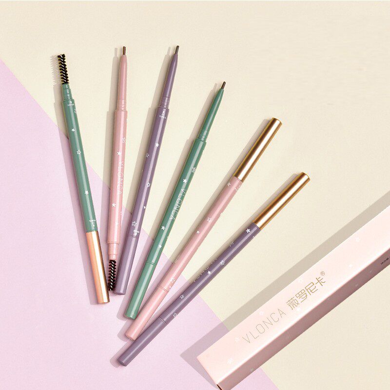 VLONCA薇罗尼卡双头眉笔超细头极细防水防汗不脱色初学者根根分明