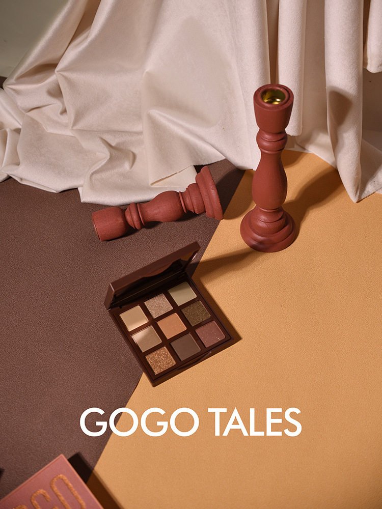 gogo tales戈戈舞眼影慕丝雾绒眼影盘大地色闪亮眼影盘正品女