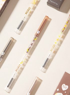 rozo眉笔防水防汗不脱色持久极细自然野生眉初学者新手黑色正品女