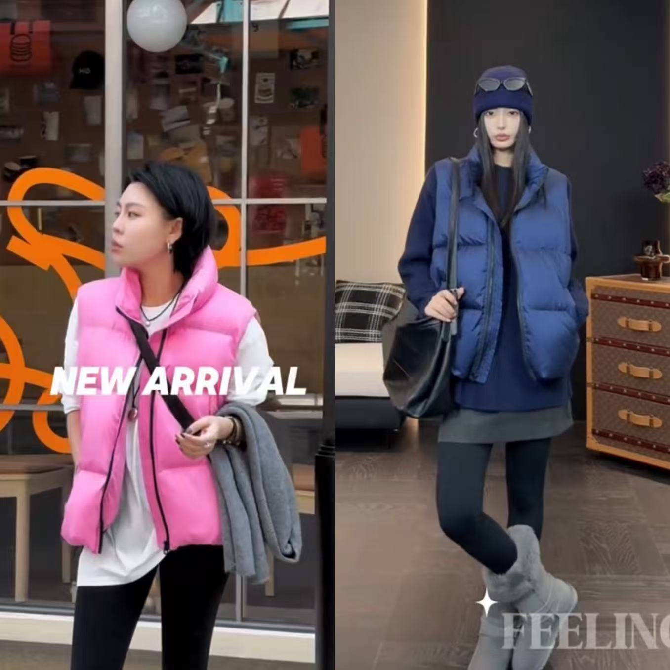 菲林家FL 9028【泡芙马甲】 定制三防百搭棉马甲