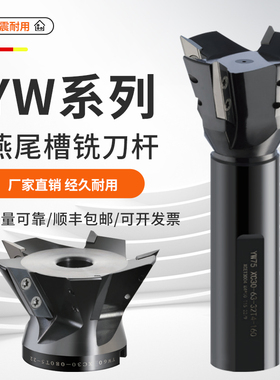 数控燕尾槽铣刀75 60 55度燕尾槽铣刀杆铣刀盘装XCET30刀片铣刀盘