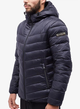 （轻薄连帽羽绒服）经典百搭时尚保暖舒适防寒连帽羽绒服