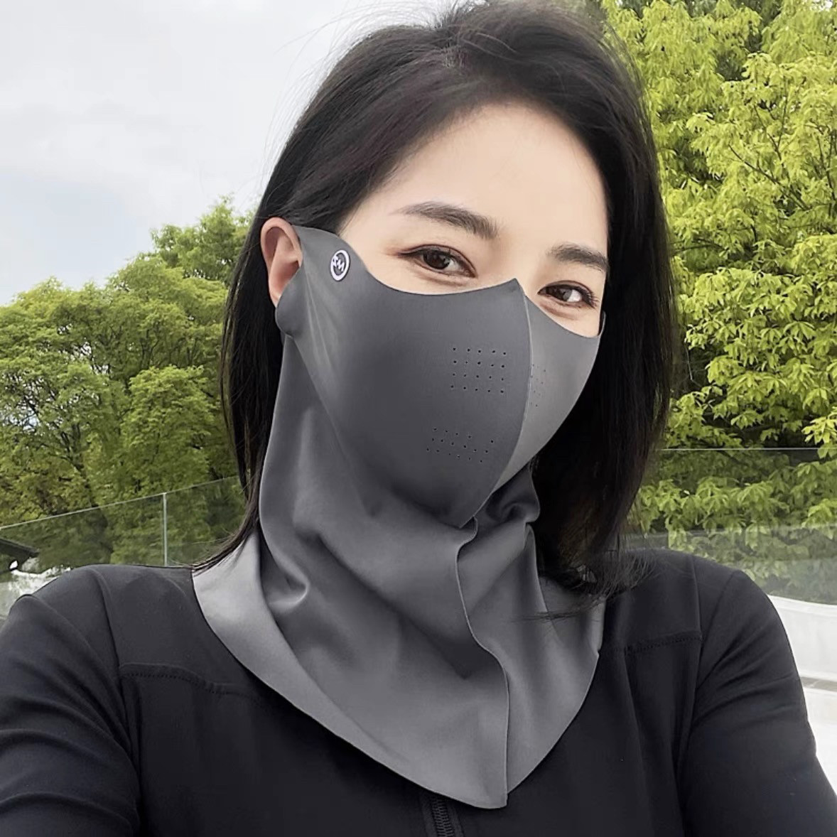 （防晒面罩）护颈防紫外线开车冰丝透气专业夏季全脸口罩