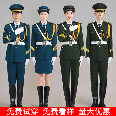 国旗班仪仗队服装学校升旗礼服