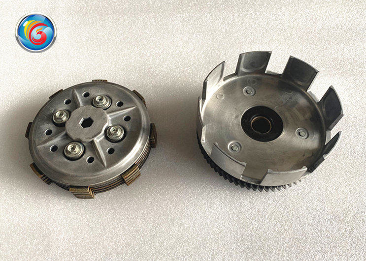 适用雅马哈凌骥太子ZY125-2摩托车离合器总成摩擦片铁片大古小鼓