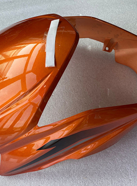 适用新大洲本田SDH125-51小战鹰CBF125前导流罩大灯头罩 闪金橙色